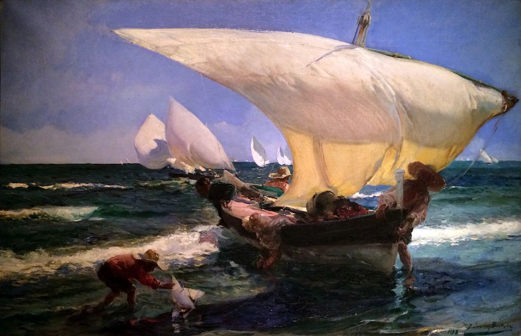 33 La Vuelta de la Pesca The Return from Fishing Joaquin Sorolla 1898 National Museum of Fine Arts MNBA Buenos Aires